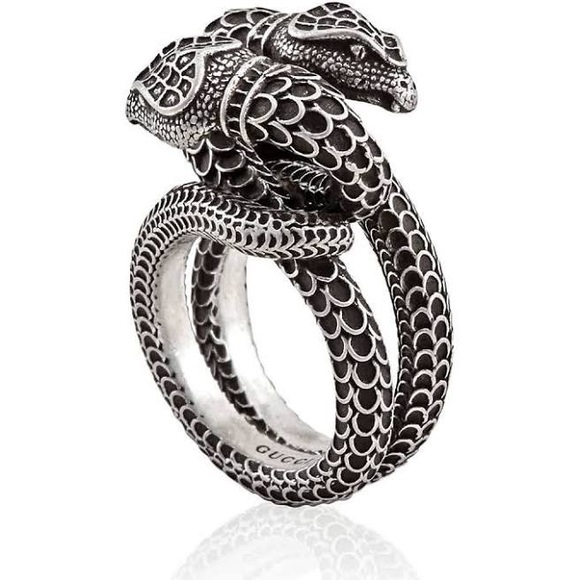 NEW Gucci Garden Snake Ring Brand Size 18 8 1/4 US